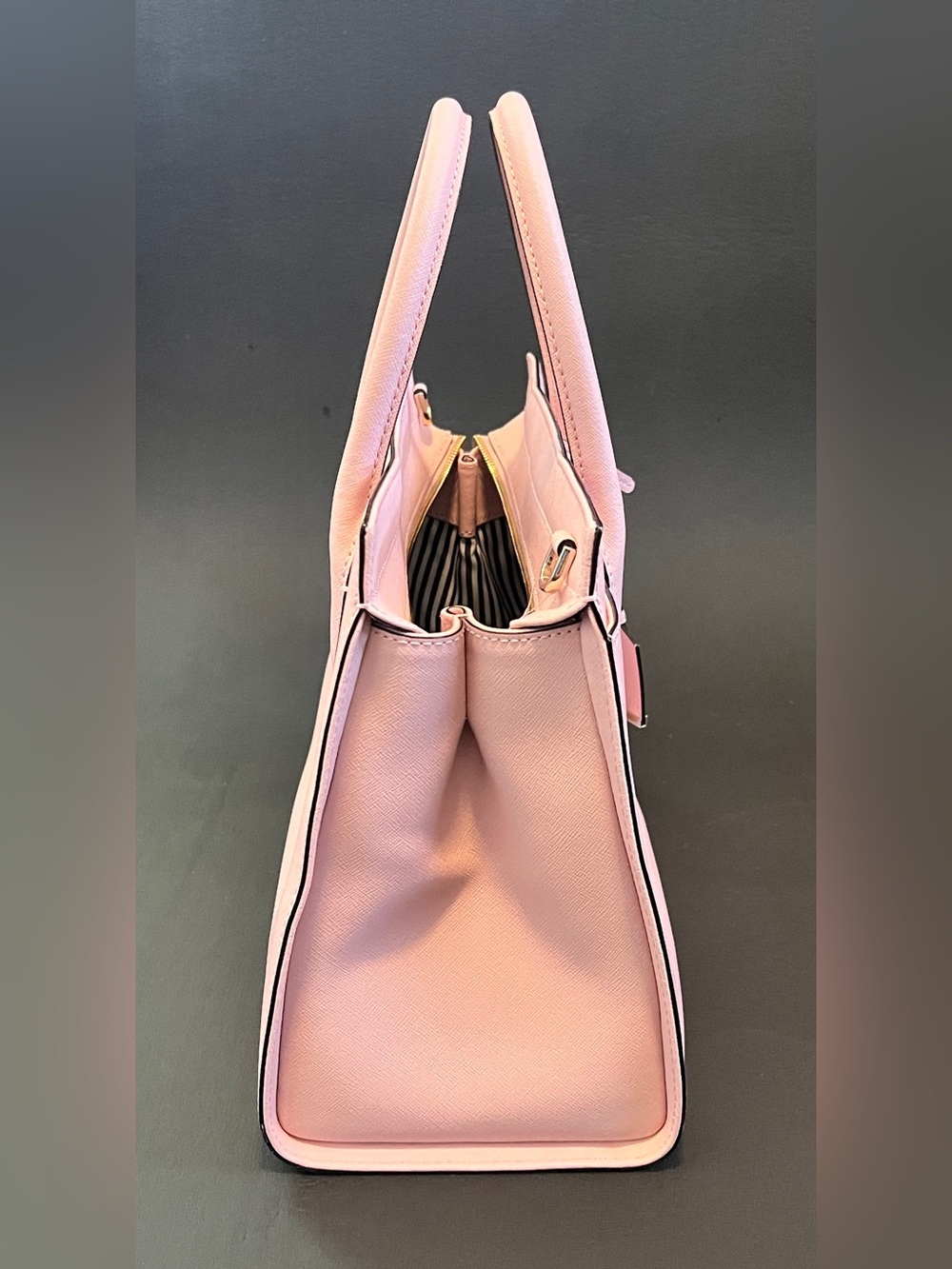 Kate Spade Cameron Medium Satchel Blush Pink Saffiano Leather NWOT Crossbody - Picture 4 of 11